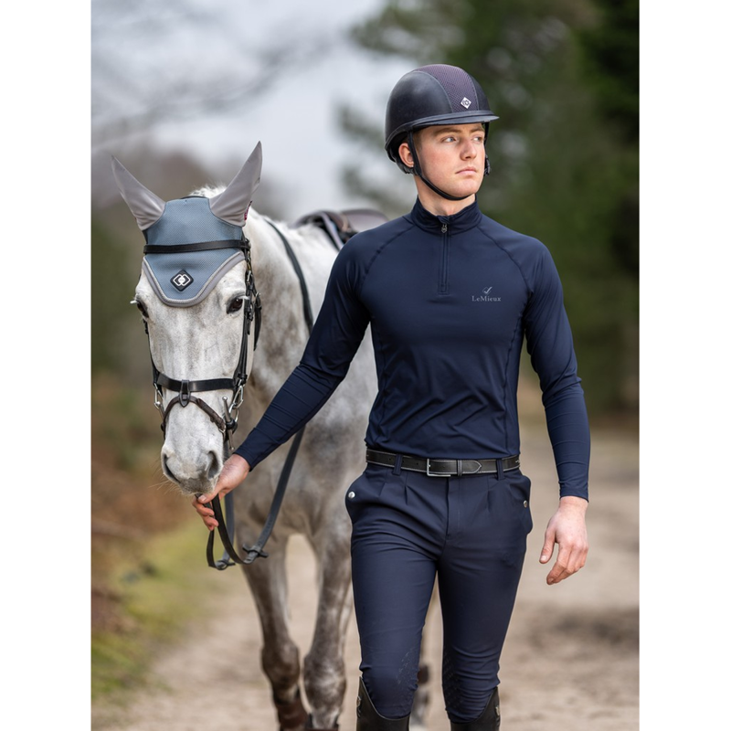 LeMieux Ultra Mesh Fly Hood - Grey-1